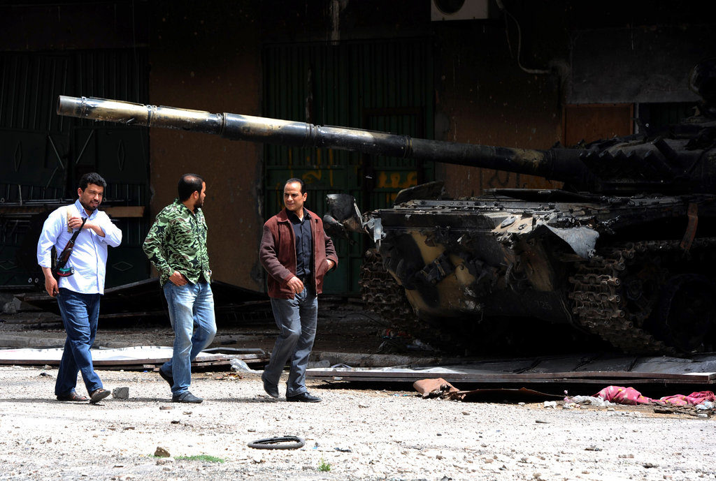 NYT depiction of Libyan rebels
