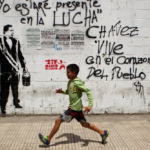 New York Times depiction of pro-Chavez graffiti