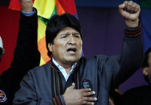 Evo Morales in the L.A. Times