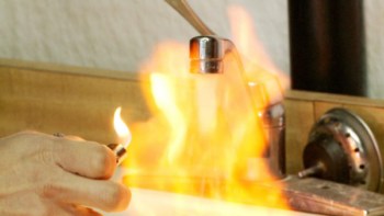Igniting dissolved methane in drinking water