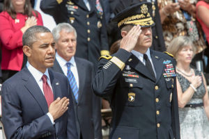 Obama observing Memorial Day