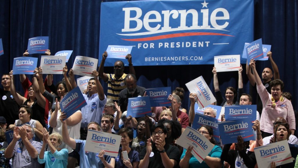 Bernie Sanders supporters in Phoenix, Arizona (cc photo: Gage Skidmore)