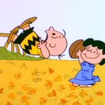 Yep, Lucy yanked the ball away from Charlie Brown this time, too.