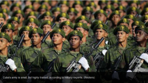 Cuban imilitary (photo: Reuters)