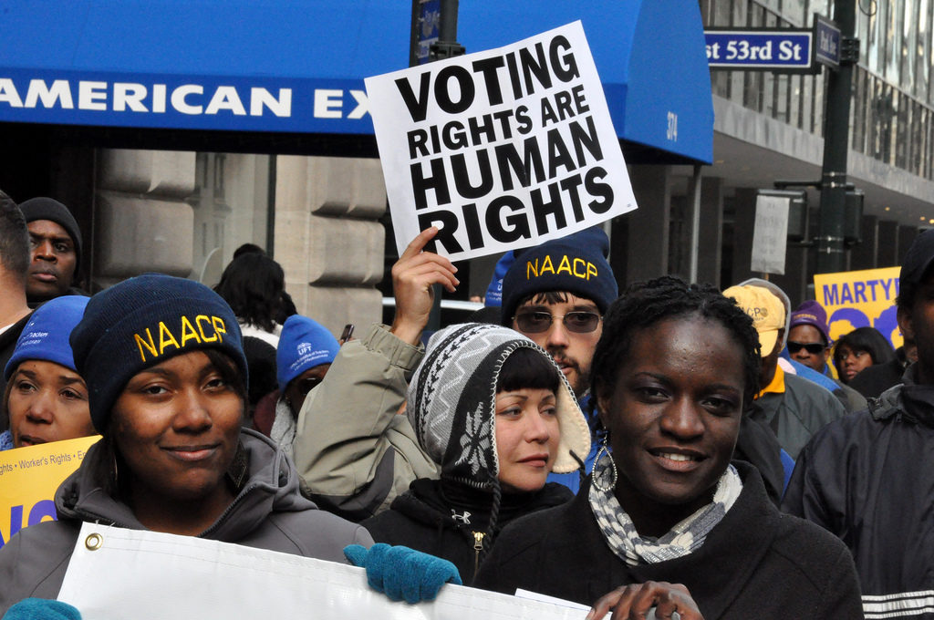 Voting rights march (cc photo: Michael Fleshman)