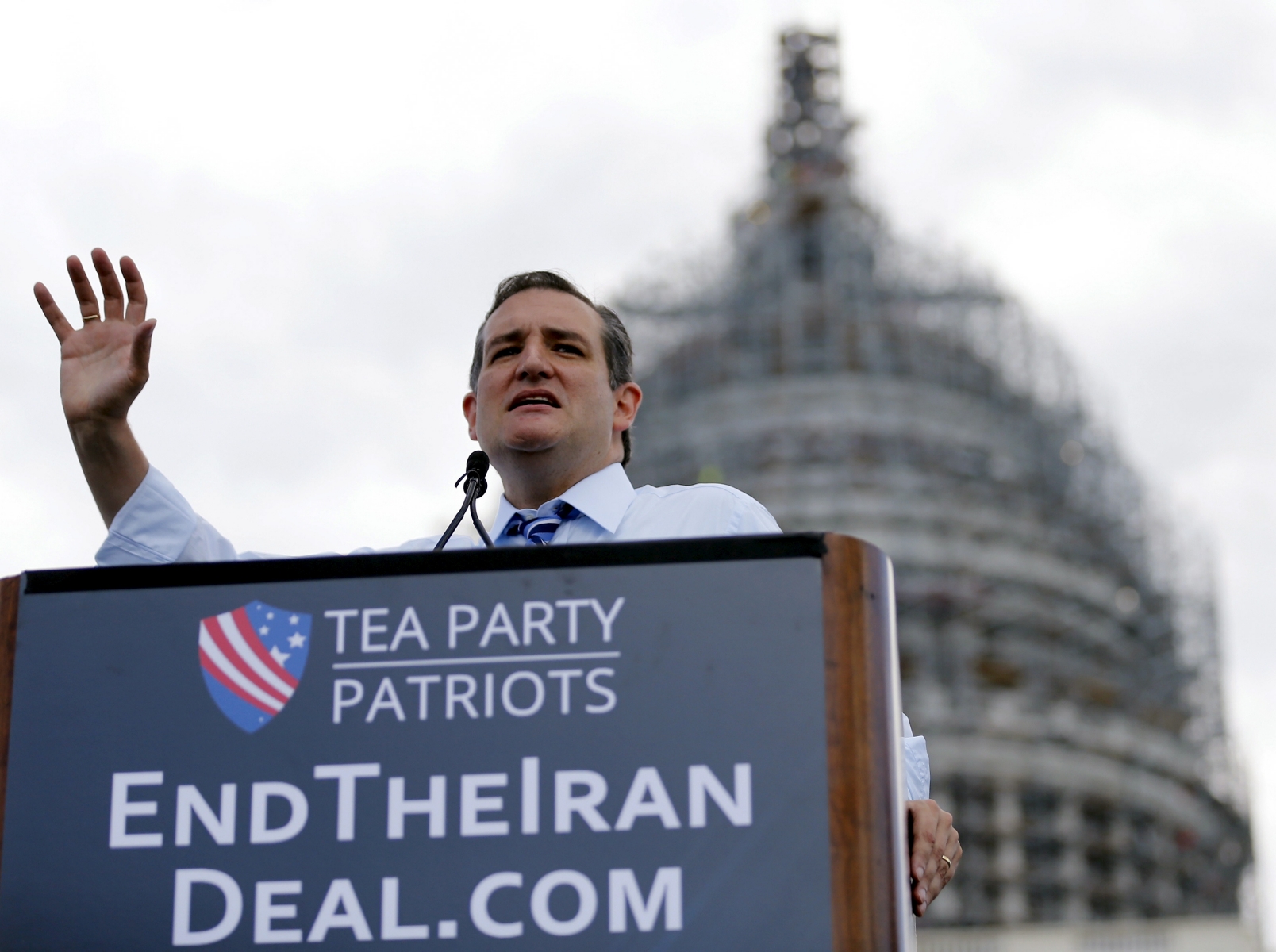 U.S. Senator Ted Cruz (R-TX) addresses a rally against the Iran nuclear deal at the U.S. Capitol, Washington, DC, September 9, 2015Photo by Jonathan Ernst/Reuter