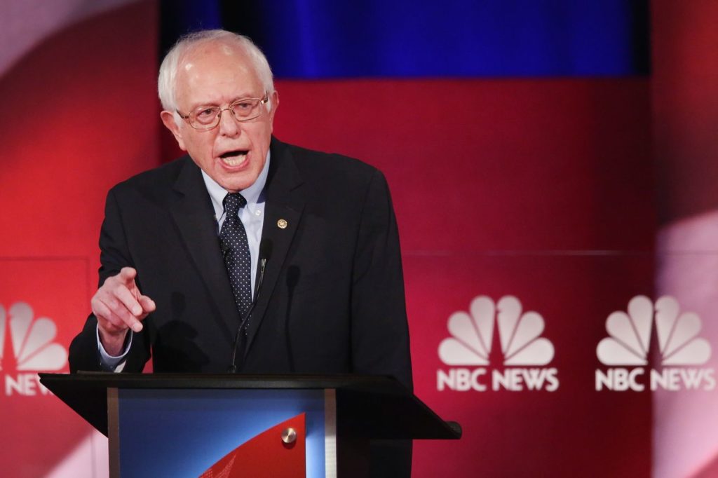 Bernie Sanders as depicted by Vox