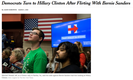 NYT Works Hard to Present Primary Race as More Boring Than It Is