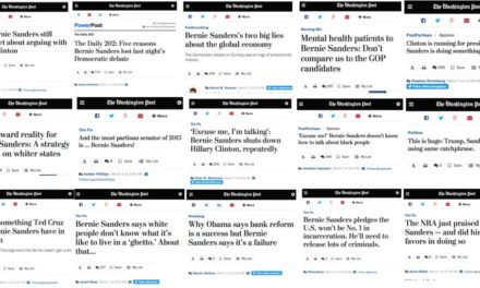 Washington Post Ran 16 Negative Stories on Bernie Sanders in 16 Hours