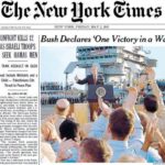 New York Times "Mission Accomplished" front page