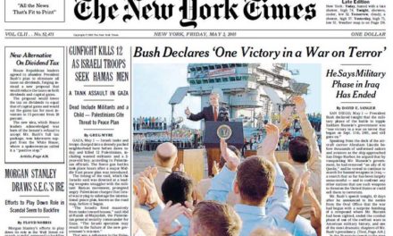 NYT’s ‘Journalistic Detachment’ Before Iraq War Is Detached From Reality