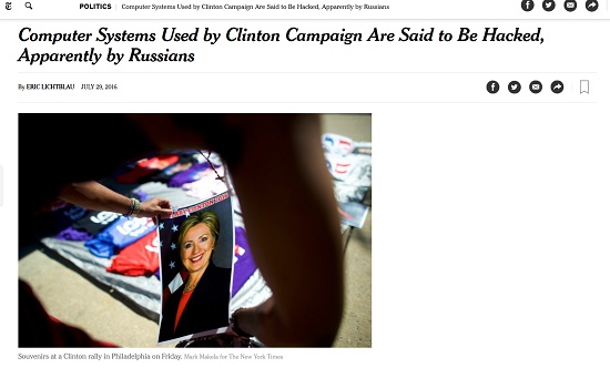 nyt russia clinton