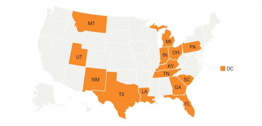 Washington Post: States with an October 11 voter registration deadline