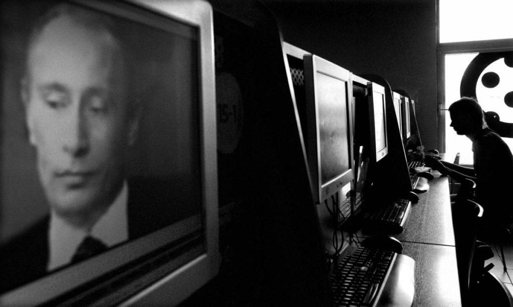 Putin on TV DENIS SINYAKOV / AFP / GETTY