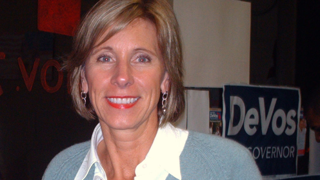 Betsy DeVos (cc photo: Keith A. Almli/Wikimedia)