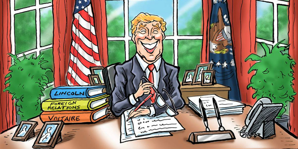 100 Days of Media Hoping for a New, Improved Trump