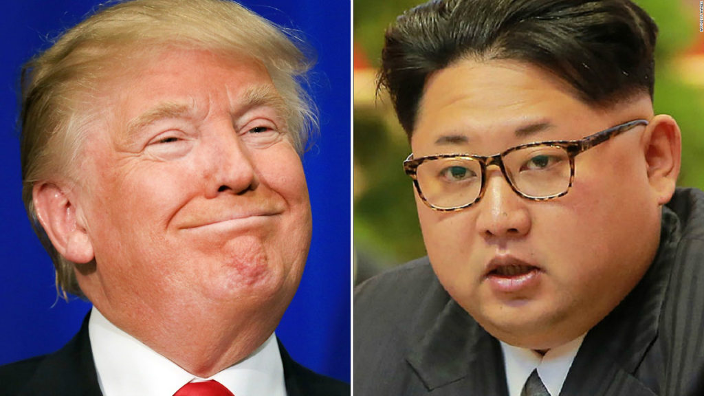 Donald Trump, Kim Jong-Un (image: CNN)