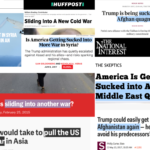 "Stumbling Into War" headlines
