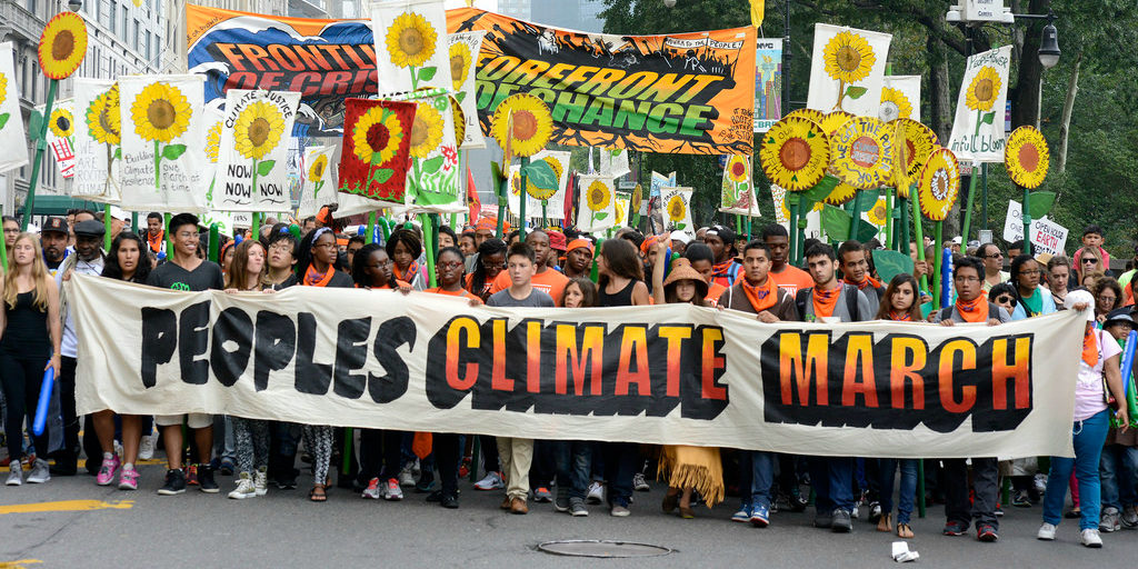 People's Climate March, New York City, 2014 (cc photo: South Bend Voice)