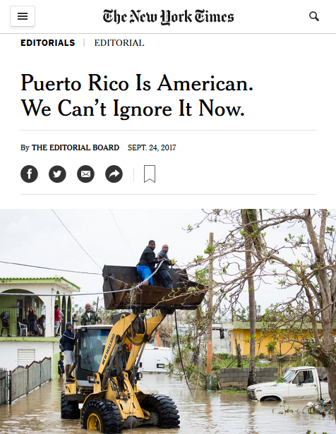 NYT: Puerto Rico Is American