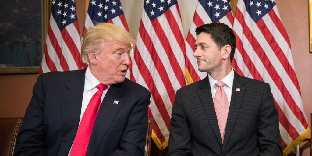 Donald Trump & Paul Ryan (photo: Caleb Smith)