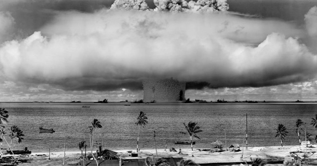 Bikini nuclear test (photo: Department of Defense)