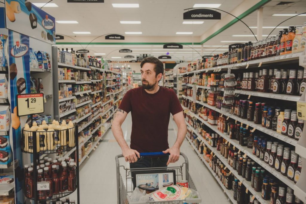 New York Times depiction of a Nazi shopping.
