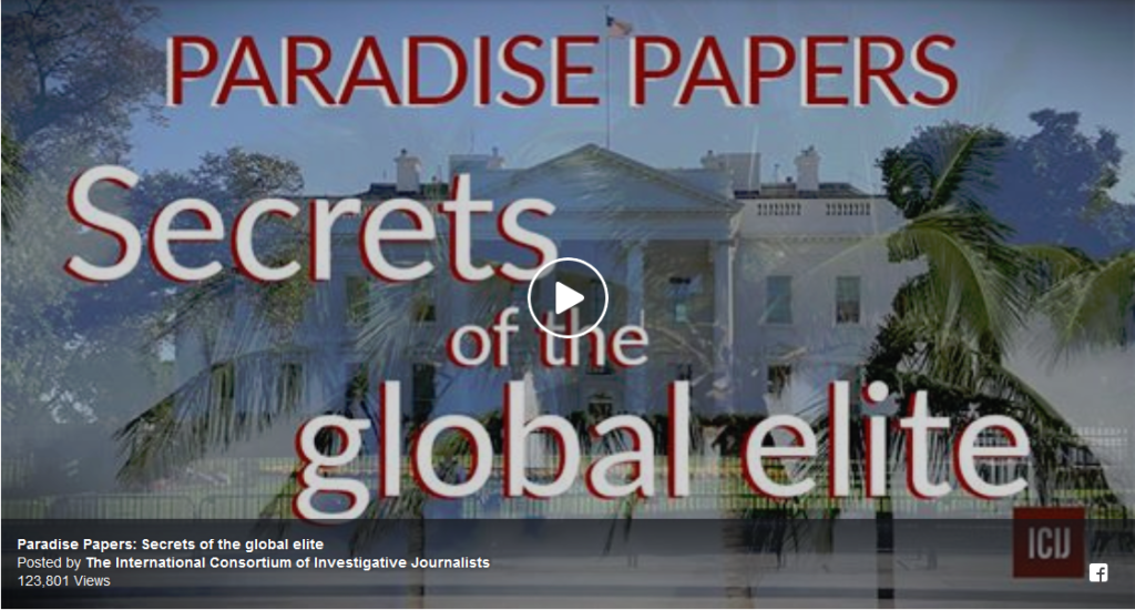  International Consortium of Investigative Journalists' Paradise Papers