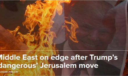 After Trump’s Jerusalem Move, Media Worry About ‘Violence’—Not Violation of International Law