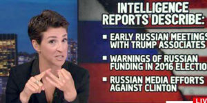 Rachel Maddows enumerates what she says intelligence reports say about Russia