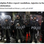NBC Sports: Philadelphia Police report vandalism, injuries in Super Bowl celebration