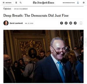 New York Times: The Democrats Did Just Fine