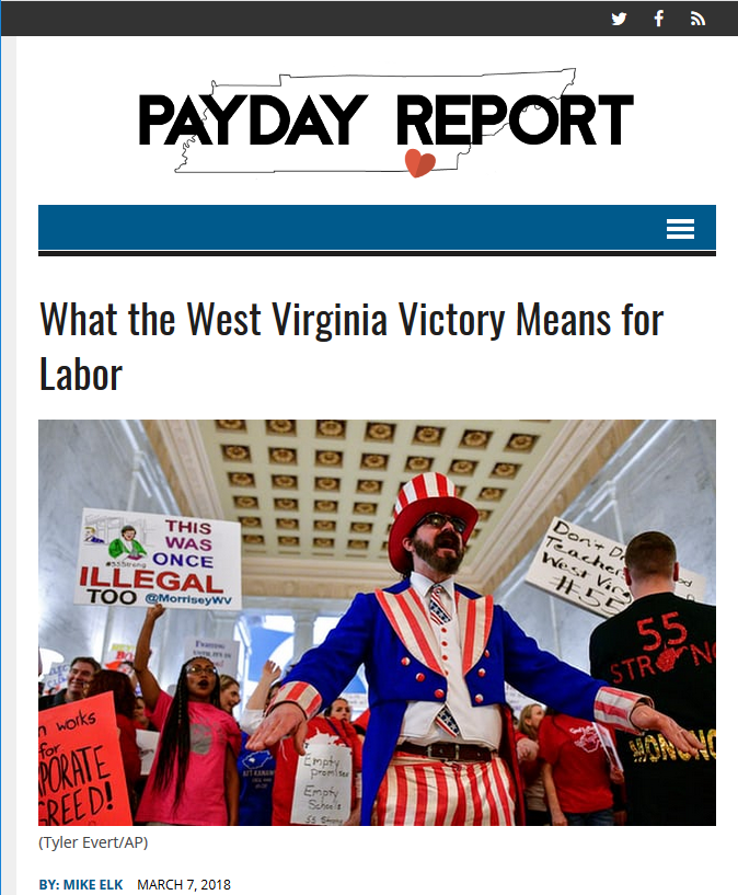 Payday Report: What the West Virginia Victory Means for Labor 