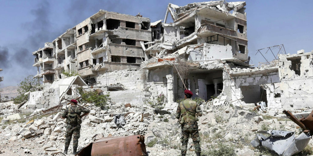 Washington Post depiction of the Syrian civil war (photo: Louai Beshara/AFP/Getty Images)