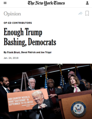 NYT: Enough Trump Bashing, Democrats