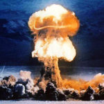 Alamagordo nuclear test mushroom cloud