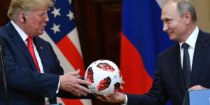 New York Times depiction of Trump Putin meeting