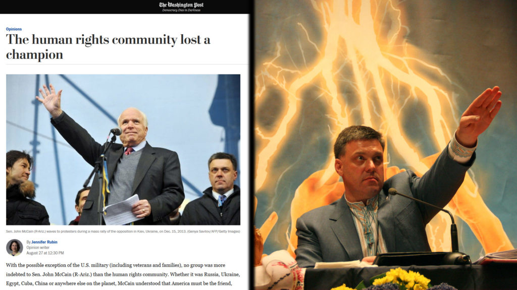 Remembered as ‘Human Rights Champion’—Illustrated by His Hanging Out With Fascists