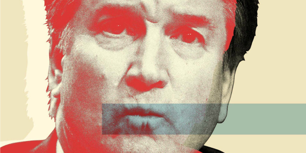 Daily Beast illustration of Brett Kavanaugh
