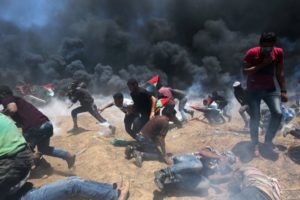 New York Times depiction of Gaza's Great Return March