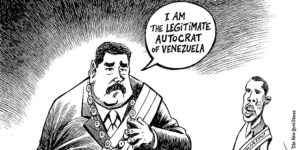 New York Times cartoon featuring Nicolas Maduro