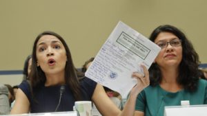 Axios depiction of Alexandria Ocasio-Cortez and Rashida Tlaib