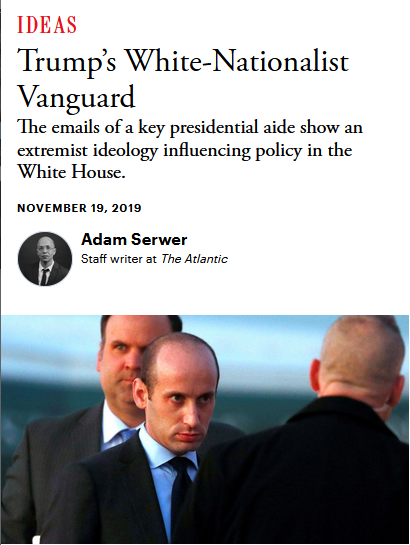 Atlantic: Trump’s White-Nationalist Vanguard