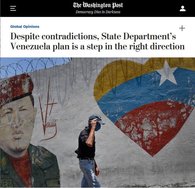WaPo: Despite contradictions, State Department’s Venezuela plan is a step in the right direction