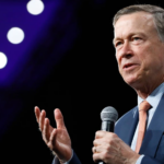 New York TImes depiction of John Hickenlooper (photo: Charlie Neibergall/AP)