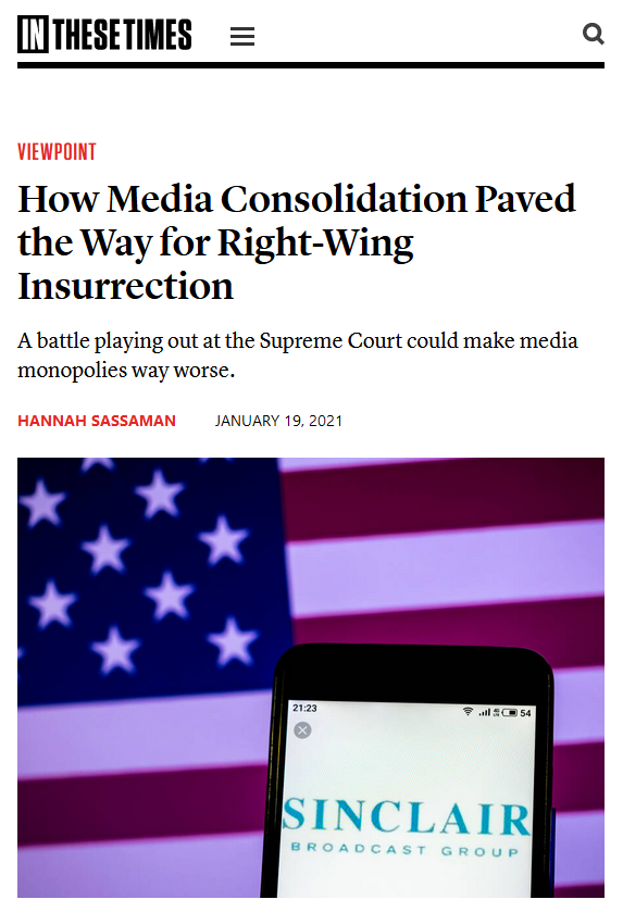 ITT: How Media Consolidation Paved the Way for Right-Wing Insurrection
