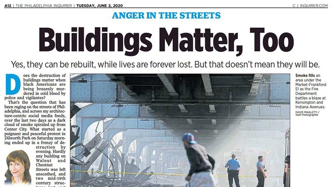 Philadelphia Inquirer: Buildings Matter Too