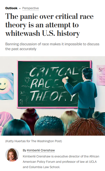 WaPo: The panic over critical race theory is an attempt to whitewash U.S. history
