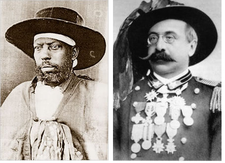 Emperor Menelik II; General Oreste Baratieri