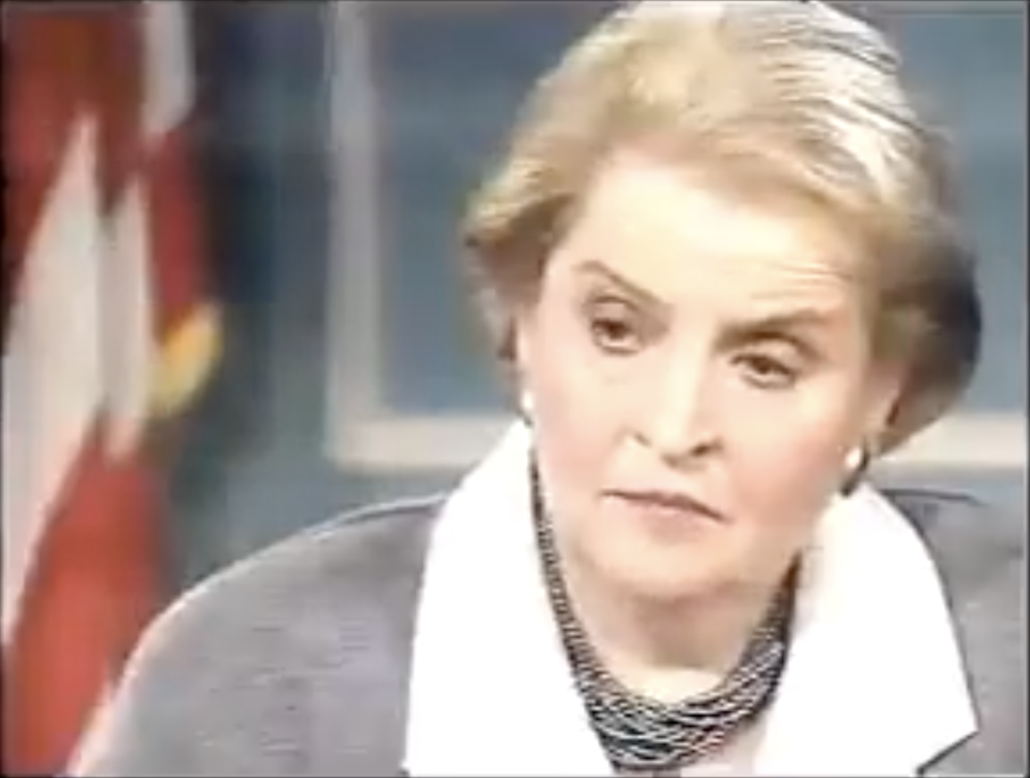 Madeline Albright on 60 Minutes